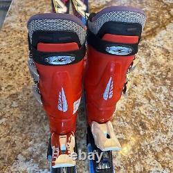 Nordica 143 cm Skis, Bindings & Size 6 US Boys Lange Boots Package Deal