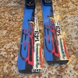 Nordica 143 cm Skis, Bindings & Size 6 US Boys Lange Boots Package Deal