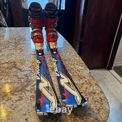 Nordica 143 cm Skis, Bindings & Size 6 US Boys Lange Boots Package Deal