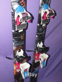 Nordica BadMind Jr all mountain twin skis 149cm with Marker Squire ski bindings