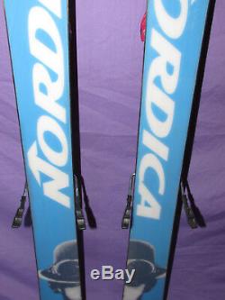 Nordica BadMind Jr all mountain twin skis 149cm with Marker Squire ski bindings