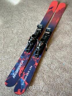 Nordica Enforcer 100 Skis 185cm with Alpine Touring Bindings and Climbing Skins