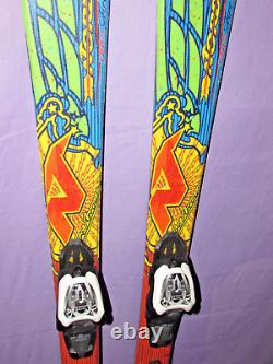 Nordica Fire Arrow Team jr kid's skis 130cm w Marker 4.5 adjust. Youth bindings