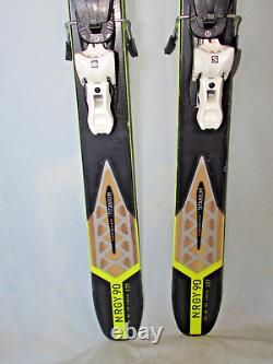 Nordica NRGY 90 Tip Rocker all mountain skis 177cm with Salomon Z12 ski bindings