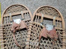 Pair of Vintage Swenson and Swenson Bearpaw 1950s Snowshoes Great Shape Z