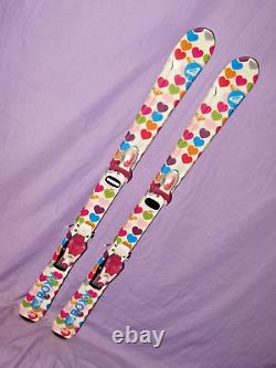 ROXY Sweetheart girl's jr all mountain skis 110cm with ROXY 4.5 youth bindings