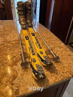 Rossignol 198 cm Skis Dualtec Generation Course 9S Racing, Bindings Boots, Poles