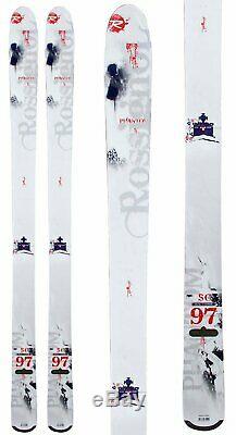 Rossignol Phantom SC97 White 186cm All-Mountain/Powder Alpine Skis With Bindings