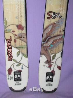 Rossignol S80w women's all mountain skis 160cm with Rossignol 100 ski bindings