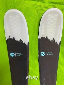 Rossignol Spicy 7 Ladies Snow Skis 154cm with Bindings 2019 (fresh wax+sharpen)