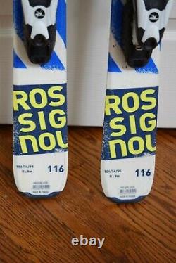 Rossignol Terrain Skis Size 116 CM With Rossignol Bindings
