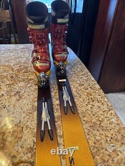 SALOMON Scream 10 Pilot 180 Skis With Salomon S912 Bindings, Nordica 28.5 Boots