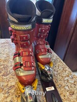 SALOMON Scream 10 Pilot 180 Skis With Salomon S912 Bindings, Nordica 28.5 Boots