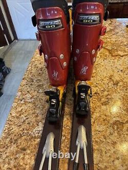 SALOMON Scream 10 Pilot 180 Skis With Salomon S912 Bindings, Nordica 28.5 Boots