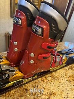 SALOMON Scream 10 Pilot 180 Skis With Salomon S912 Bindings, Nordica 28.5 Boots