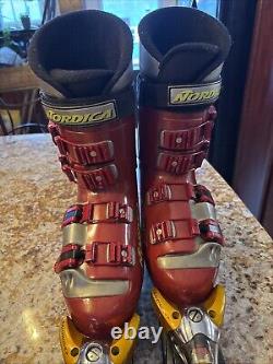 SALOMON Scream 10 Pilot 180 Skis With Salomon S912 Bindings, Nordica 28.5 Boots