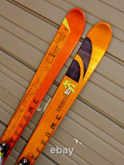 Salomon 1080 TenEighty Freeride Twin Tip SKIS 181cm Sal 912Ti Bindings SNOW