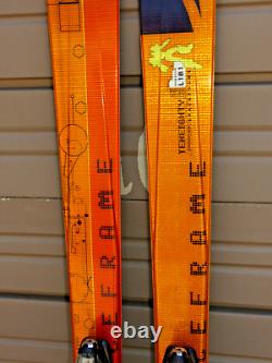 Salomon 1080 TenEighty Freeride Twin Tip SKIS 181cm Sal 912Ti Bindings SNOW