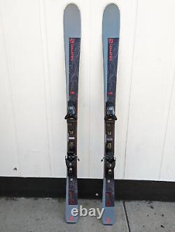 Salomon Distance 76 all mountain rocker skis with bindings, 160cm