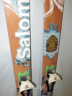 Salomon GEISHA women's skis 164cm with Diamir EAGLE Alpine Touring AT bindings