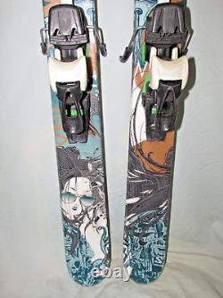 Salomon GEISHA women's skis 164cm with Diamir EAGLE Alpine Touring AT bindings