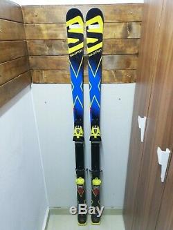 Salomon GS X Race 173 cm Ski + Fischer RC4 13 Bindings Winter Sports Fun Snow