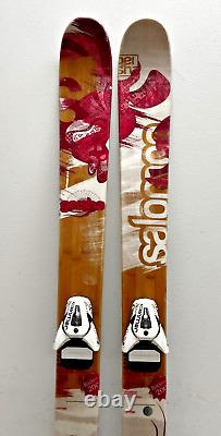 Salomon Geisha 153cm 124-95-115 Rocker Twin-Tip Skis Salomon STH 12 Bindings