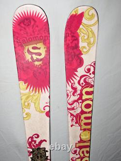 Salomon LADY all mountain skis with Rocker 161cm with LOOK Exclusive ski bindings