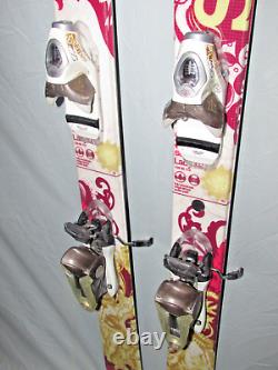 Salomon LADY all mountain skis with Rocker 161cm with LOOK Exclusive ski bindings