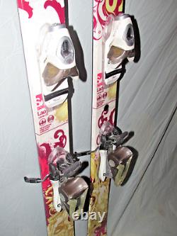 Salomon LADY all mountain skis with Rocker 161cm with LOOK Exclusive ski bindings