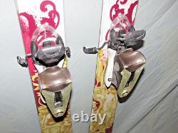 Salomon LADY all mountain skis with Rocker 161cm with LOOK Exclusive ski bindings