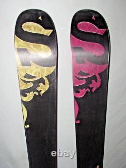 Salomon LADY all mountain skis with Rocker 161cm with LOOK Exclusive ski bindings