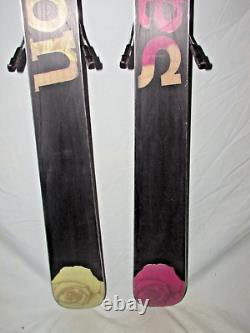 Salomon LADY all mountain skis with Rocker 161cm with LOOK Exclusive ski bindings