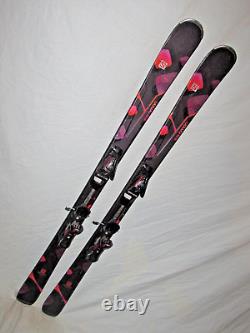 Salomon LAVA women's all mountain skis 151m with Salomon L10 adjustable bindings