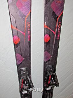 Salomon LAVA women's all mountain skis 151m with Salomon L10 adjustable bindings