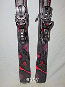 Salomon LAVA women's all mountain skis 151m with Salomon L10 adjustable bindings