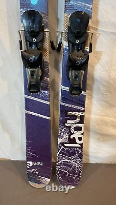 Salomon Lady 161cm 128-85-113 Twin-Tip Rocker Camber Skis Z10 Bindings GREAT