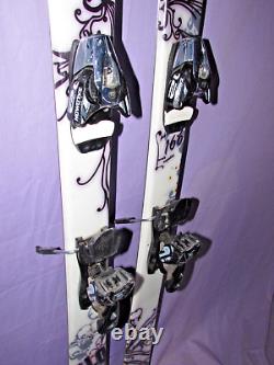 Salomon MYNX women's all mtn twin tip skis 160cm with Salomon Z12 Light bindings