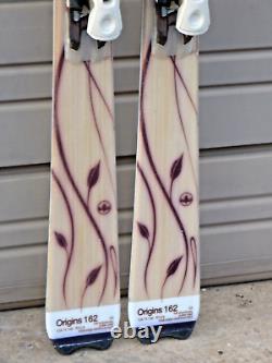 Salomon ORIGINS 162cm Women's Skis with Adj Integrated Salomon Z10 Ti Bindings