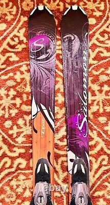 Salomon Origins Topaz Skis Size 160cm With Salomon Z10 Adjustable Bindings