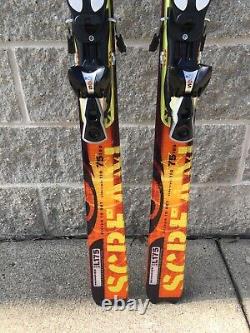 Salomon SCREAM 10 P HOT 175cm Spaceframe Skis with S912Ti Adjustable Bindings