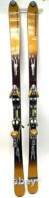 Salomon Scream 10 Pilot 180CM Skis With Bindings Magnesium All Mountain
