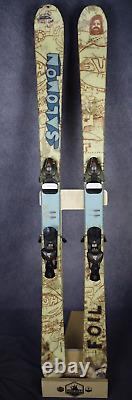Salomon Teneighty Foil Twintip Skis Size 166 CM With Salomon Bindings