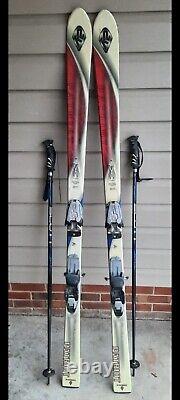 Snow skis with bindings and boots