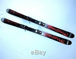 TwinTip, PRIMAL Red 160cm Skis New All Mountain &Carving with used Bindings