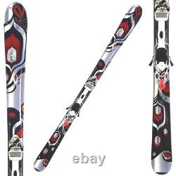 USED 156 cm K2 TNine Free Luv All Mountain Skis with Marker ESR 11 Bindings