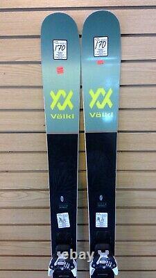Used Volkl Kenja 170cm Skis With Adjustable Salomon Warden 11 Bindings