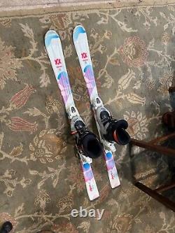 VOLKL 130cm Skis 6.5 Menace 3 Boots Chica All-Mountain Jr Girls MARKER Bindings