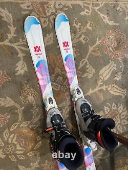 VOLKL 130cm Skis 6.5 Menace 3 Boots Chica All-Mountain Jr Girls MARKER Bindings