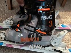 VOLKL 130cm Skis 6.5 Menace 3 Boots Chica All-Mountain Jr Girls MARKER Bindings